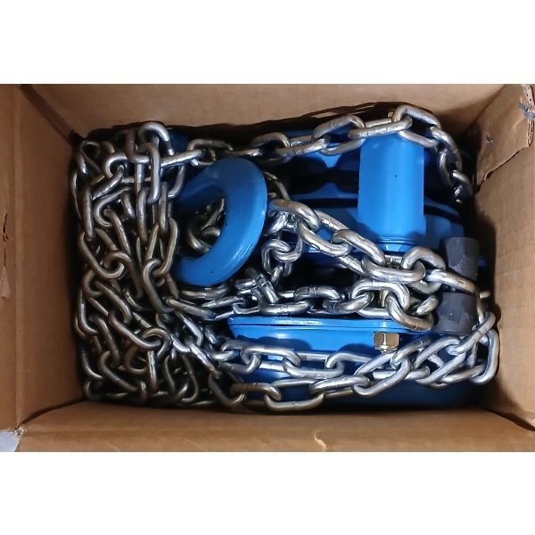 PFAFF SILBERBLAU 0.5TON 3M LIFT MANUAL CHAIN HOIST - AS NEW