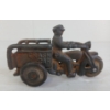 Image 2 : CAST IRON CRASH CAR MOTORCYCLE 