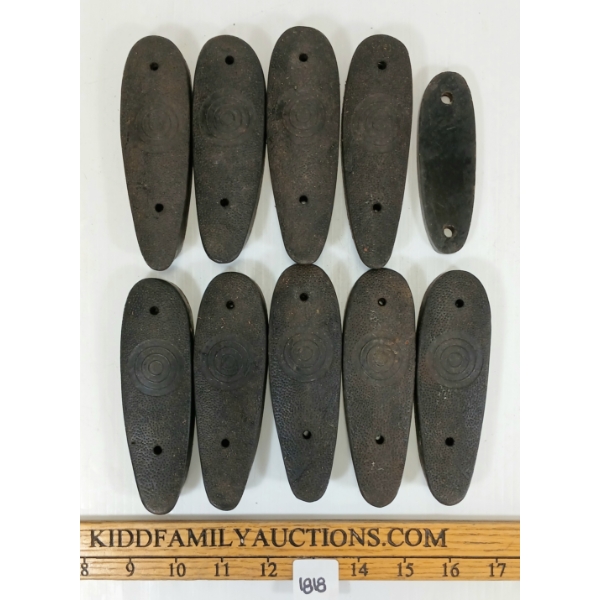 LOT OF 10 - MISC BUTT PLATES