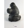 Image 4 : WALRUS BY L. AALLAK(?) - STONE W/ IVORY TUSKS