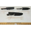 Image 4 : LOT OF 3 - MAXAM, REAL STEEL & BOOT KNIVES W/ SHEATHS