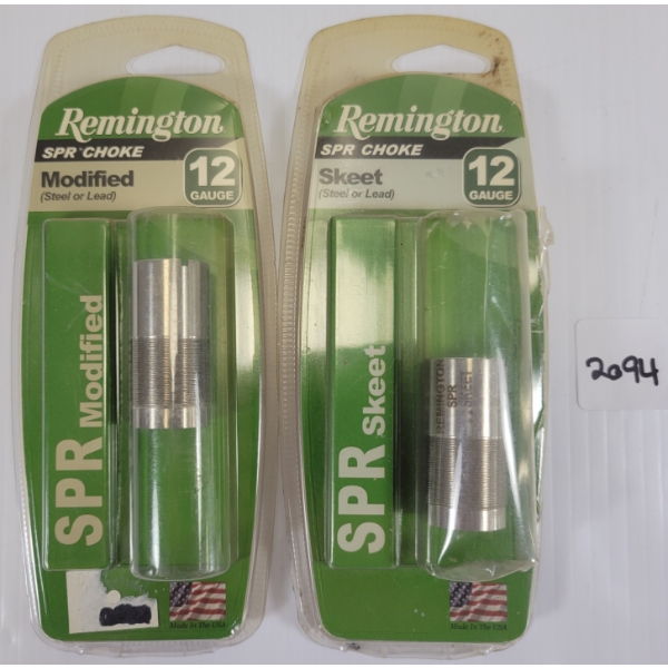 LOT OF 2 - REMINGTON 12GA MOD. & SKEET CHOKE TUBES