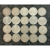 Image 2 : LOT OF 20 - 1937-1966 CDN 25 CENT COINS