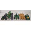 Image 4 : LOT OF 5 - DIECAST & PLASTIC MODEL JOHN DEERE TRACTORS & CAT DOZER