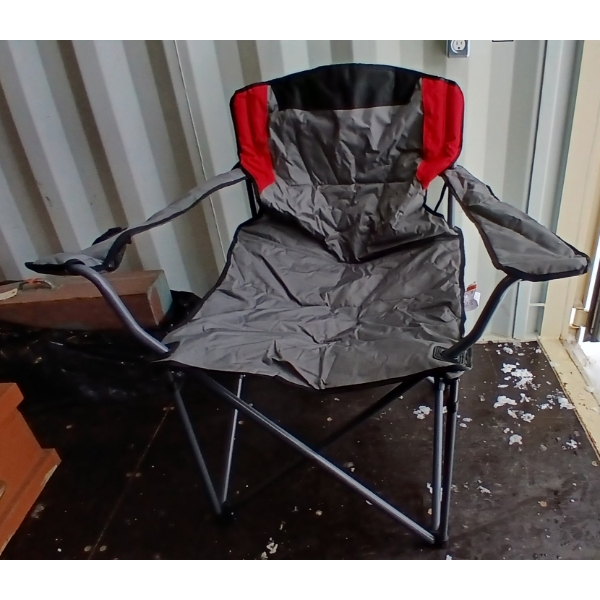 LARGE FOLDING CAMPING CHAIR - AS NEW