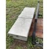 Image 1 : LOT OF 2 - ALUM CHECKER PLATE TRUCK BOX & BACK RACK