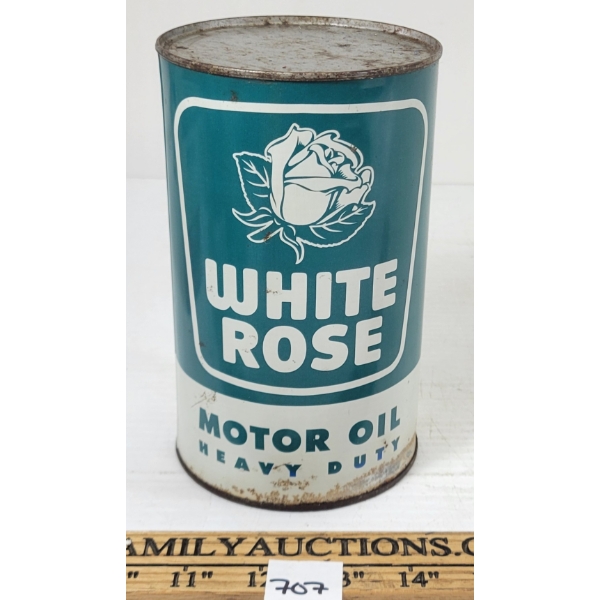 WHITE ROSE MOTOR OIL QT CAN