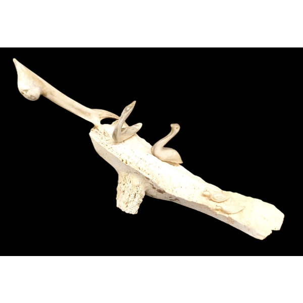 BIRD SPIRIT & DUCKS - SIGNED - ANTLER & STONE