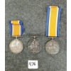 Image 2 : LOT OF 3 - WWI BRITISH MEDALS - 2228358 PTE. A. LAVOIE C.F.C.