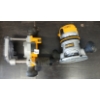 Image 3 : LOT OF 3 - DEWALT ROUTERS - INCL CORDED PLUNGER & ELECTRONIC W/ BAG & ACCESS.