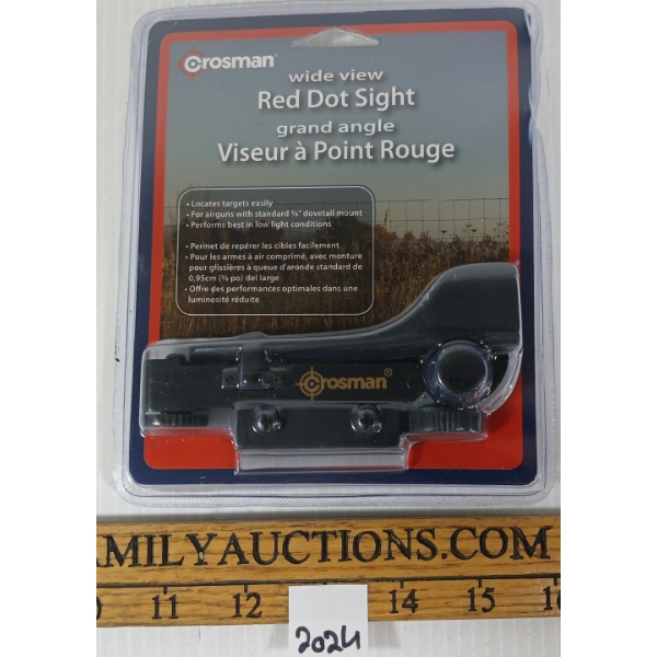 CROSMAN WIDE VIEW RED DOT SIGHT