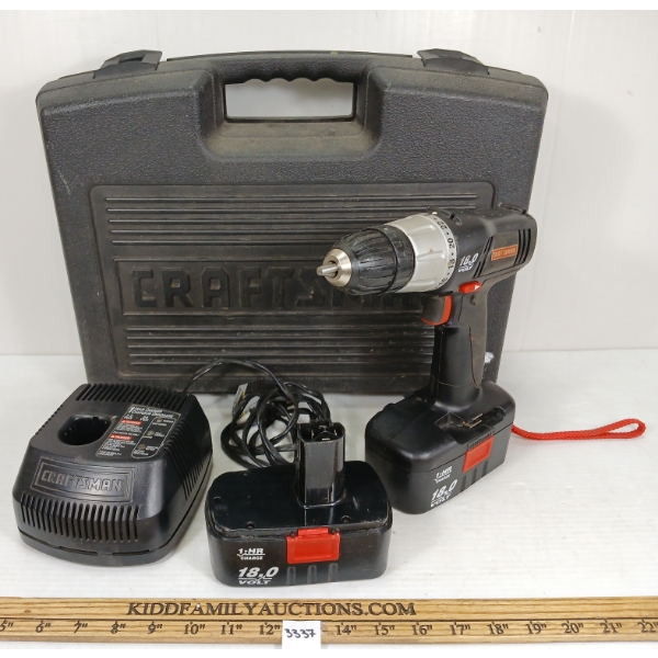 CRAFTSMAN 18V CORDLESS DRILL KIT W/ CHARGER