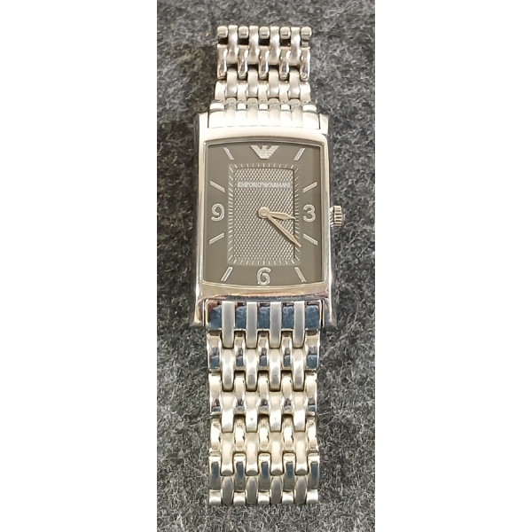 EMPORIO ARMANI SQUARE FACE WRISTWATCH