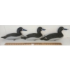 Image 2 : LOT OF 3 - BLUEBILLED DECOY DUCKS - SIGNED S.T.