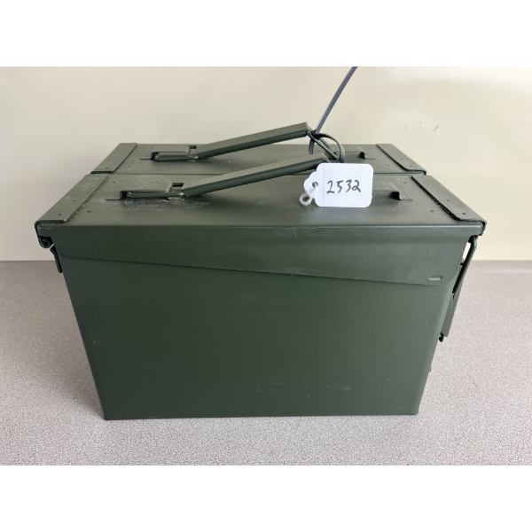LOT OF 2 - NEW METAL AMMO CANS 
