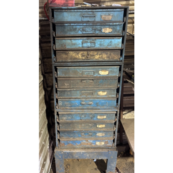 HARDWARE CABINET W/ CONTENTS - 4 FOOT