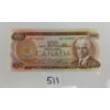 Image 1 : 1975 CDN $100 BANKNOTE