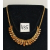 Image 3 : LOT OF 2 - SHERMAN AMBER TONE RHINESTONE NECKLACE & CLIP ON EARRINGS