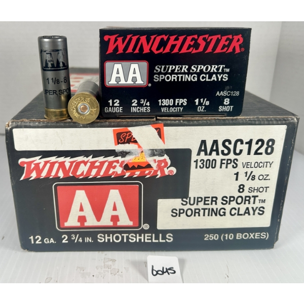AMMO: 250X WINCHESTER 12 GA 2-3/4 IN - #8