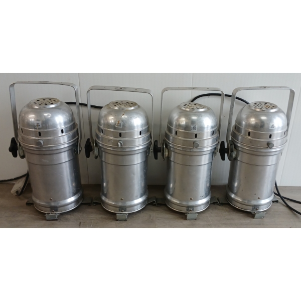 LOT OF 4 - VINTAGE THOMAS PAR 64 THEATRE LIGHTS 