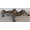 LOT OF 2 - CAST IRON BICYCLE STANDS  