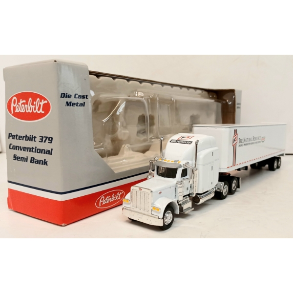 PETERBILT 379 DIECAST CONVENTIONAL SEMI TRUCK MODEL - FS THE NATURAL RESOURCE CO-OP