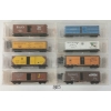Image 1 : LOT OF 8 - MICRO TRAINS - HILLS BROS. COFFEE, POTLATCH FORESTS INC, GREAT NORTHERN, ETC