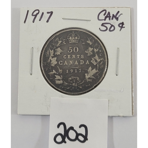 1917 CDN 50 CENT COIN