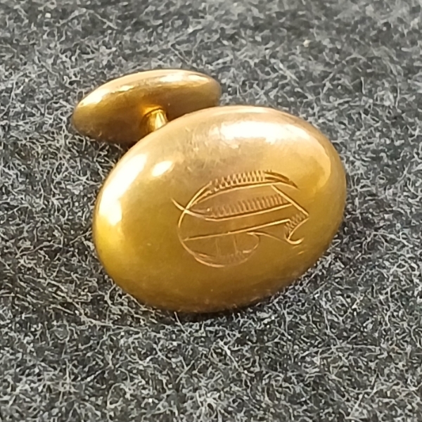 10K GOLD CUFFLINK