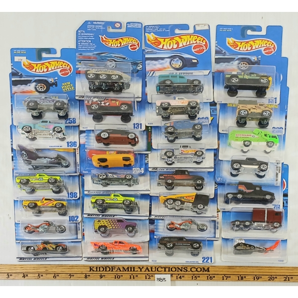 LOT OF 30 - HOTWHEELS - CAMARO Z28, POWER PLOWER, OSCAR MAYER WIENERMOBILE, ETC