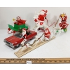 Image 3 : LOT OF 5 - SANTA CLAUS COLLECTIBLES - INCL SANTA'S CANDY WAGON