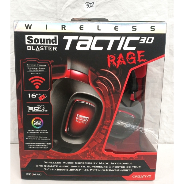 CREATIVE SOUND BLASTER TACTIC 3D RAGE HEADPHONES