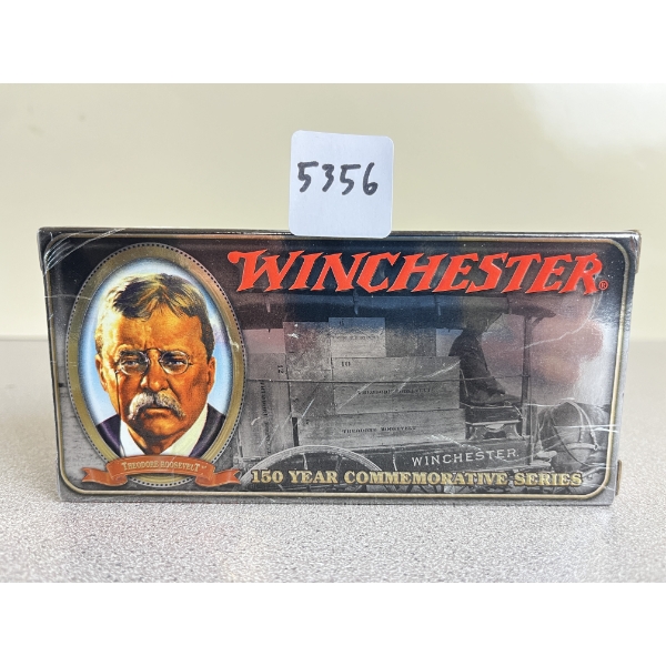 COLLECTABLE AMMO: 20X WINCHESTER THEODORE ROOSEVELT .30-30 150 GR. PP