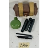 Image 2 : LOT OF 5 - SKS AMMO POUCH, CLEANING TOOLS & OILER