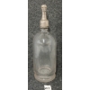 Image 3 : HAMILTON MINERAL WATER PILGRIM CO. - CLEAR ACID-ETCHED - SYPHON BOTTLE
