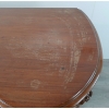 Image 7 : FRENCH PROVINCIAL BURLED MAHOGANY VENEER DESK 