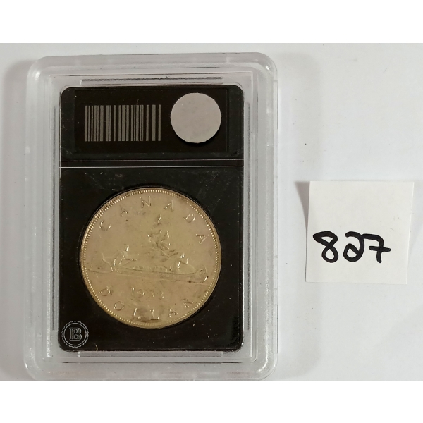 1953 CDN SILVER DOLLAR - UNCIRCULATED