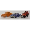 Image 1 : LOT OF 3 - JADA DIECAST 1941 WILLYS COUPE, '64 CHEVROLET IMPALA & '41 FLATBED TRUCK MODELS