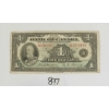 1935 CDN $1 BANKNOTE
