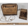 Image 2 : LOT OF 2 - UNION MADE WALL BOX & PHILCO RADIO