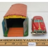 Image 2 : NO. 110 TIN FRICTION FIRE CHIEF CAR W/ FIRE DEPT GARAGE