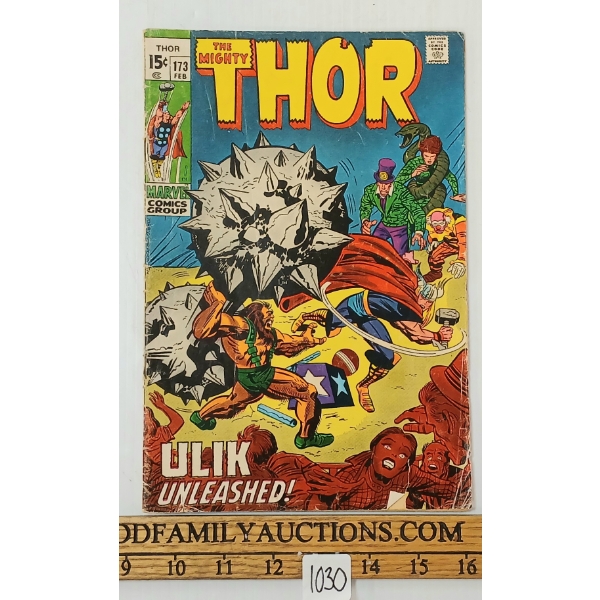 MARVEL COMICS "THE MIGHTY THOR" NO. 173 COMIC BOOK