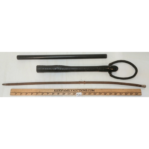 LOT OF 3 - SWAGGER STICK & BATONS
