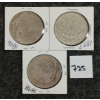 Image 2 : LOT OF 3 - 1896, 1897 & 1898 U.S. MORGAN REPLICA SILVER DOLLARS