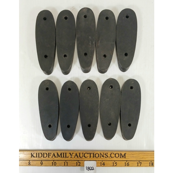 LOT OF 10 - MISC BUTT PLATES