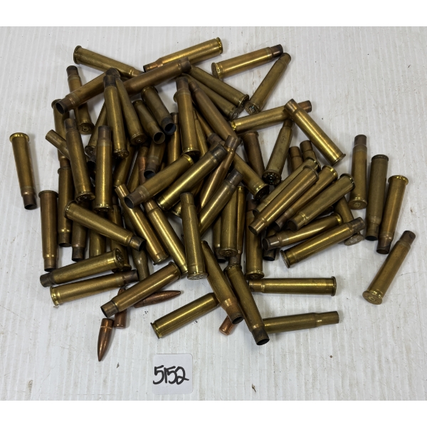 BRASS: APPROX 50 X MIXED - INCL .303 & .30-06 