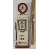 Image 2 : ROUTE US 66 - BATTERY OP CLOCK - GAS PUMP STYLE