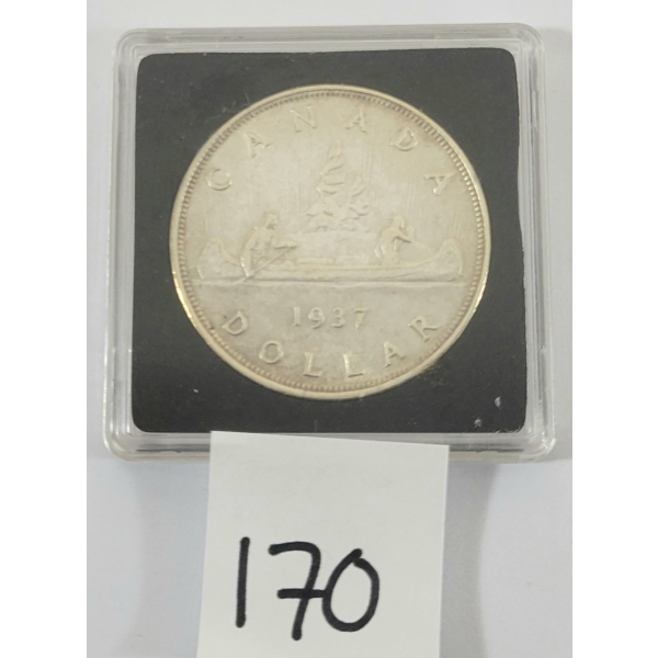 1937 CDN SILVER DOLLAR
