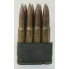 Image 3 : WWII ORIGINAL M-1 GARAND CLIP W/ DUMMY RDS
