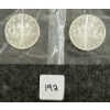 Image 1 :  LOT OF 2 - 1963 CDN SILVER DOLLARS - VOYAGEUR